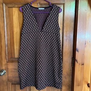 Zara Deep V Mini Dress Size Large